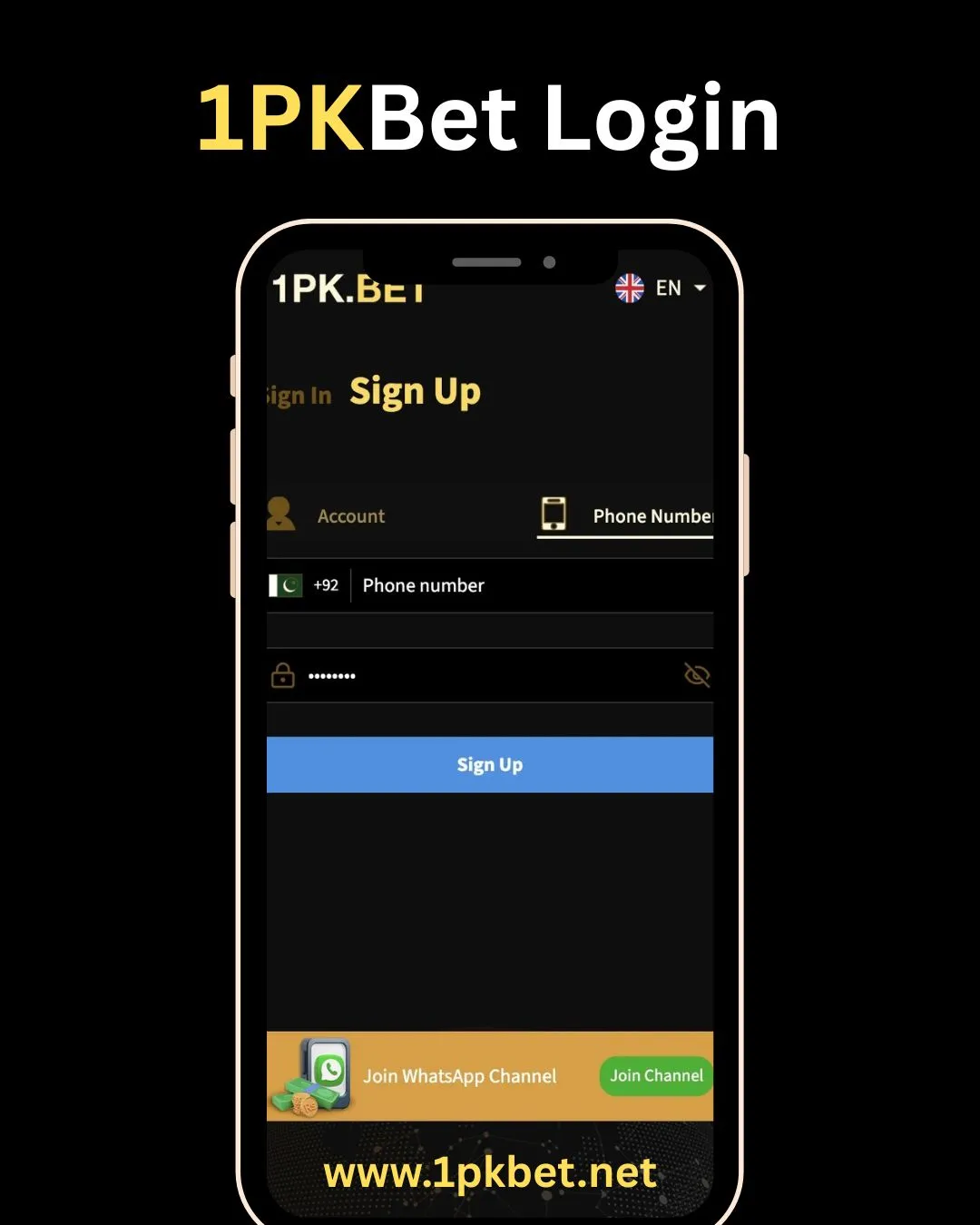 1pkbet login